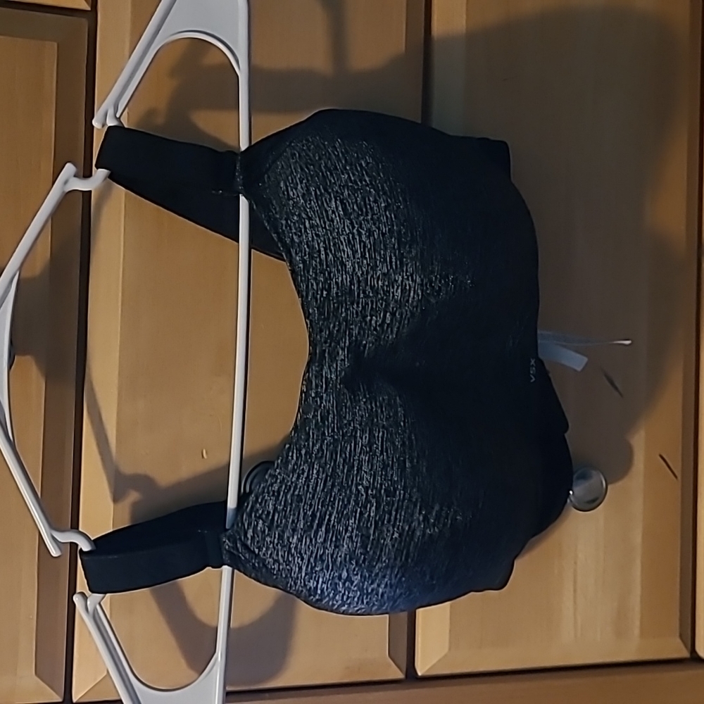 Gray black Victoria's secret underwire sports bra 36c